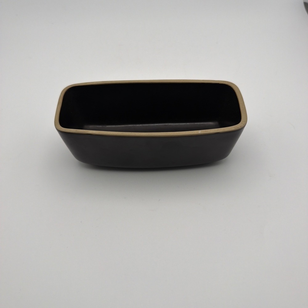 Denby England Stoneware Rectangular Baking Dish Brown 8" Oven Safe